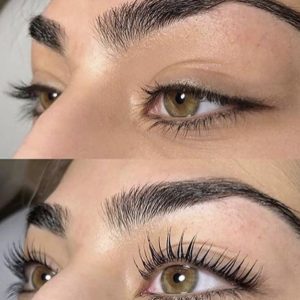 Lash lift and tint & HD brow